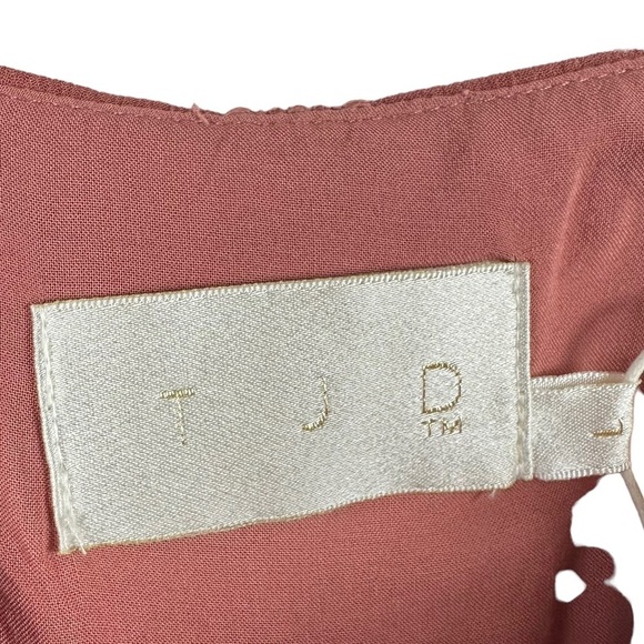 NWT The Jetset Diaries TJD Sz L Women's Getaway Moss Coral Striped Romper - Picture 4 of 15